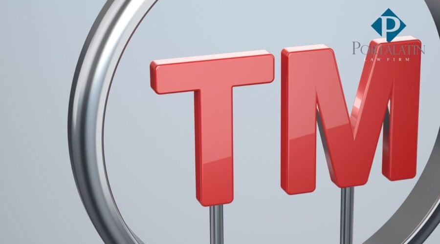 Trademark symbol with Portalatin Law Firm logo